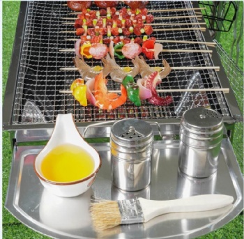  Stainless steel high foot barbecue oven	