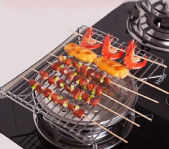  Gas range barbecue oven	