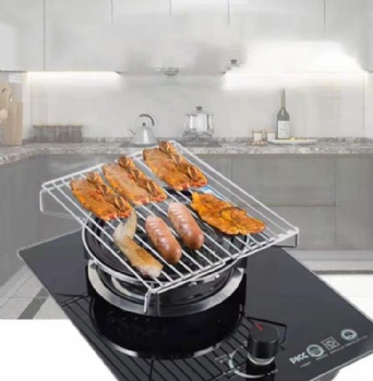  Gas range barbecue oven	