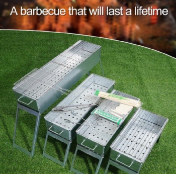 Thickened cold rolling barbecue oven