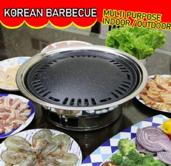  Korean round barbecue oven	