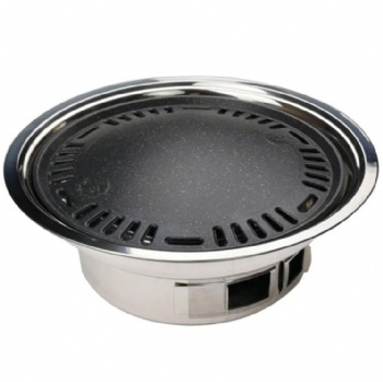  Korean round barbecue oven	