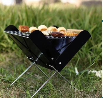  X-type foldable and easy to carry outdoor leisure barbecue grill barbecue grill portable	