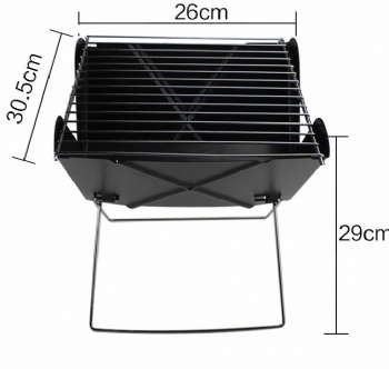  X-type foldable and easy to carry outdoor leisure barbecue grill barbecue grill portable	