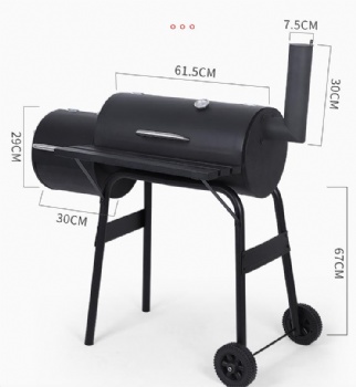  Son mother outdoor barbecue grill grill courtyard charcoal barbecue grill grill box	