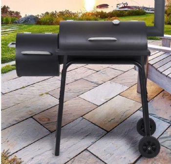  Son mother outdoor barbecue grill grill courtyard charcoal barbecue grill grill box	